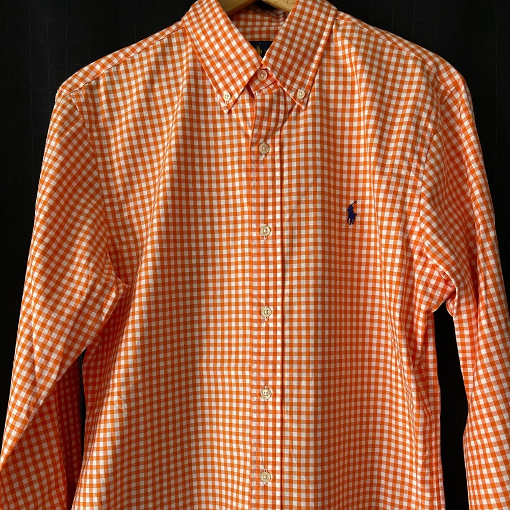 Mens Ralph Lauren long sleeve shirt. Size M slim fit